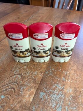 Old Spice Oasis anti-/Deodorant new lot of 3